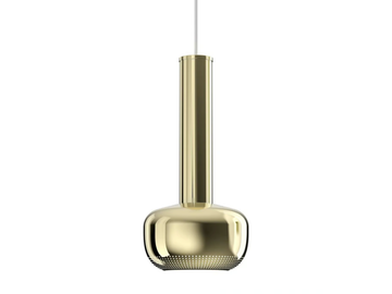 VL 56 - Brass or chromed aluminium pendant lamp by Louis Poulsen - view 2